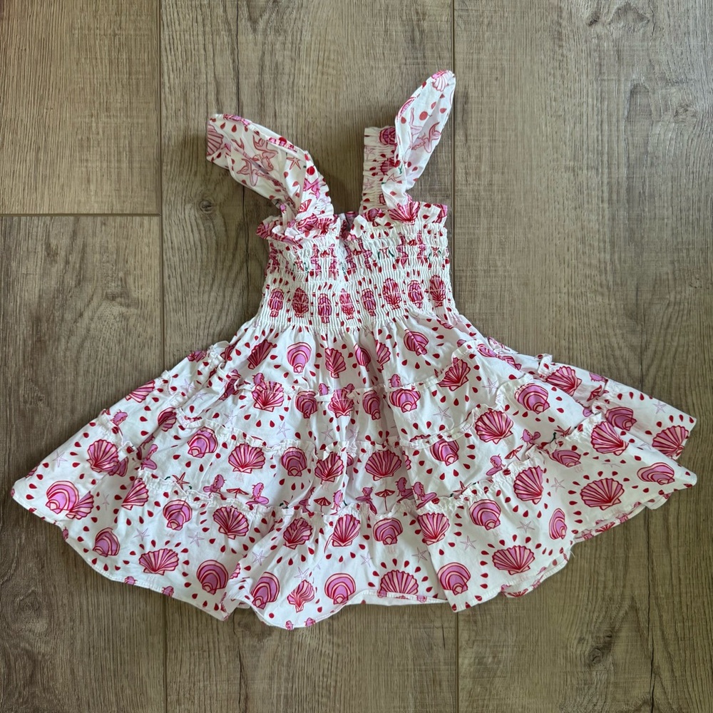 Hill House Home mommy and me matching Athena nap dress and girls dress mermaid - Picture 7 of 7